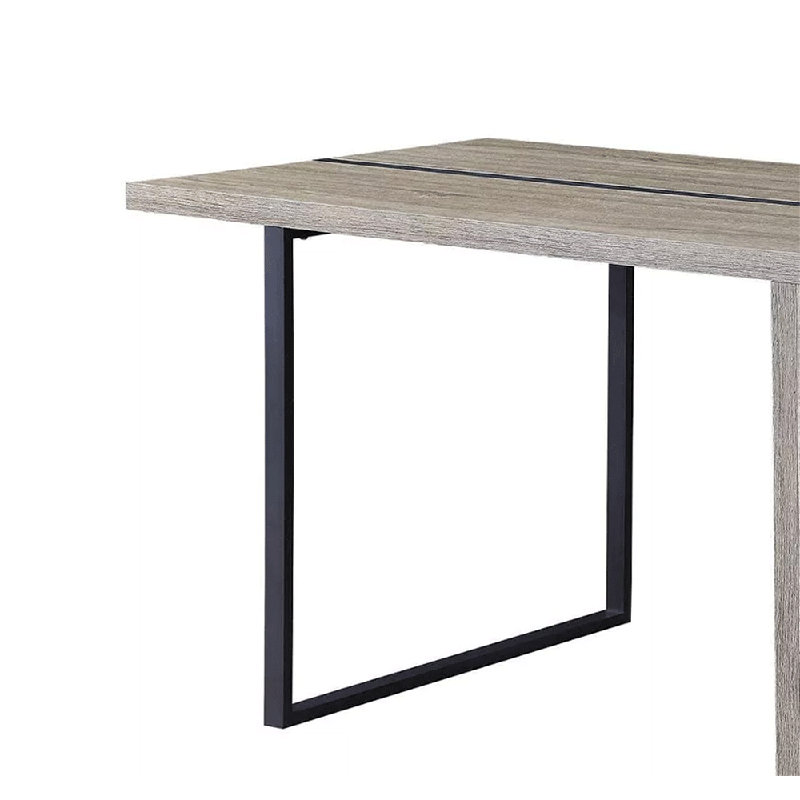 Table de salle à manger 60 "avec tablettes