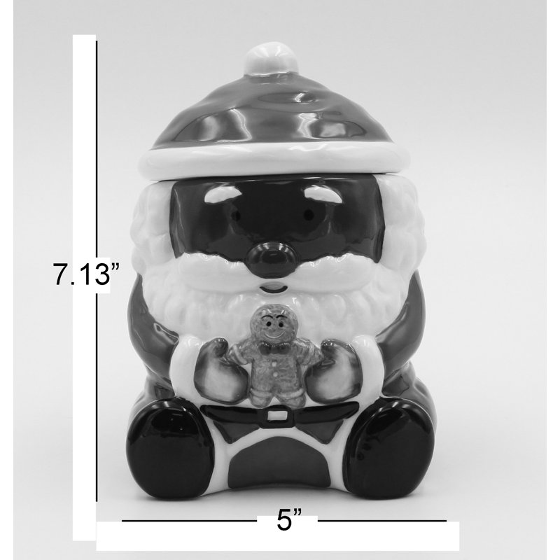 Figurine de boîte de bonbons afro-américains Santa