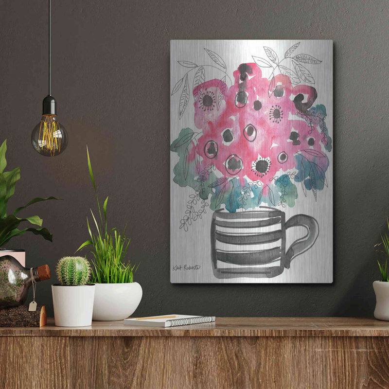«Poppies For Breakfast» par Kait Rob «Poppies For Breakfast» par Kait Roberts, H 16 po x l 12 po