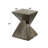 Zahi Weathered Oak Finish Accent Table-125534371