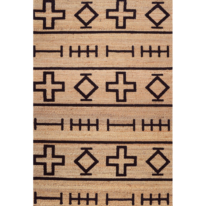 Calkins Geometric Hand Woven Area Rug, Rectangle 91 x 152cm