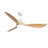 56" White Timeable LED Ceiling Fan Light With Remote
