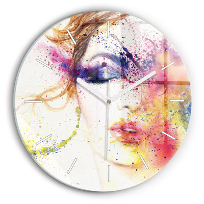 Glass Wall Clock