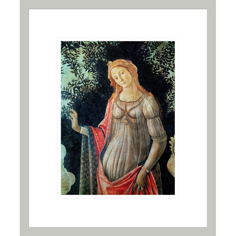 Primavera, détail de Vénus par Sandro Botticelli, impression giclée sur cadre, H 16,54 po x l 13,75 po
