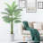 Artificial Palm Tree With 15 Trunks- Fake Palm Tree Fake Tropical Paradise Palm Tree-111312806
