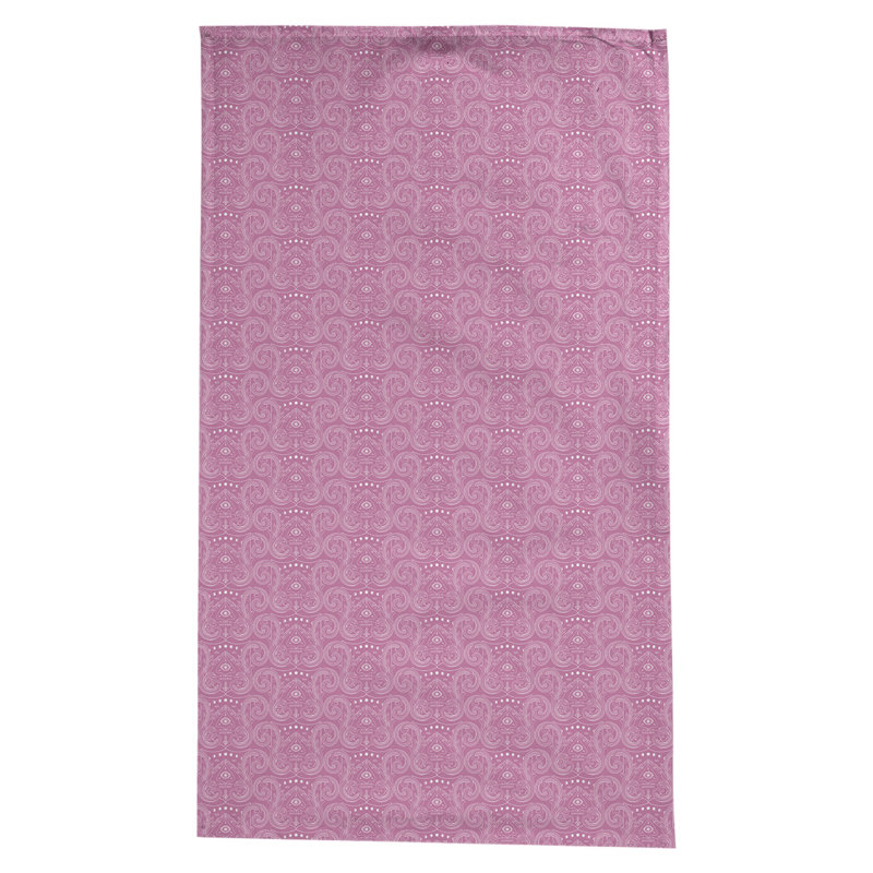 Nappe à motif géométrique leffel, Rose / blanc