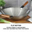 Wok en acier au carbone 14 po Oster Sangerfield