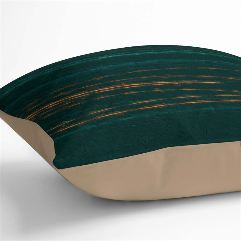 Geometric Square Throw Cushion, 55cm H x 55cm W x 20cm D, Stone