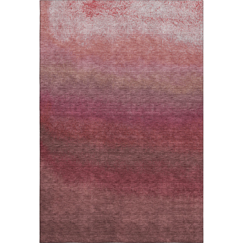 Premium Machine Washable Ariel Ombre Rug, Rectangle 10' x 14'