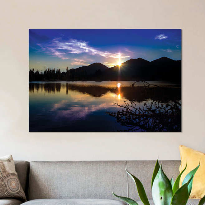 Sprague Lake by Sarah Kadlecek - Wrapped Canvas Gallery-Wrapped Canvas Giclée, 40" H x 60" W x 1.5" D