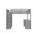 Ahran 5 Drawer Loft Bed with Built-in-Desk by Isabelle & Max-486441984-486442015