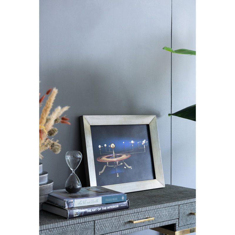 Décoration murale 19,5 "x 15,5" multicolore avec cadre solide, pour la chambre de bureau à domicile, art de cadre rectangulaire de salon, 19,7 x 1,2 x 15,7 pouces, chambre à coucher