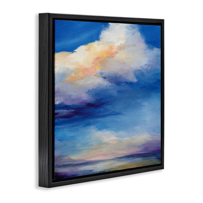 «Pastel Clouds in Vivid Sky Floating Frame», conception de Karen Hale