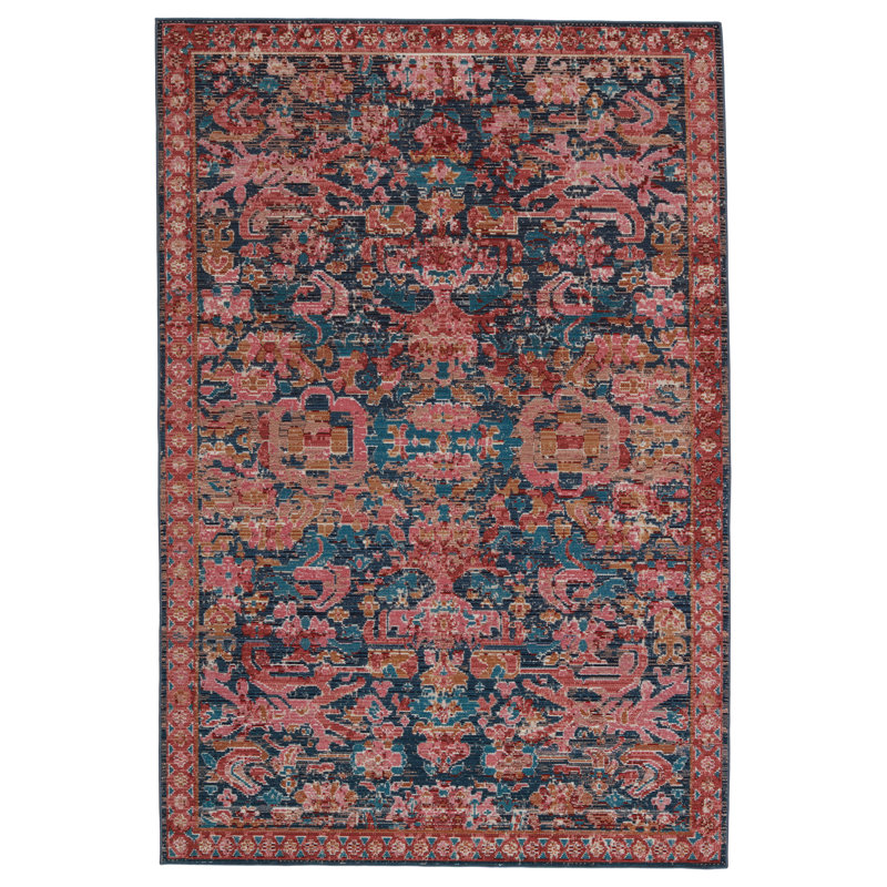 Forand Oriental Indoor / Outdoor Rug, Rectangle 9'6" x 12'7"