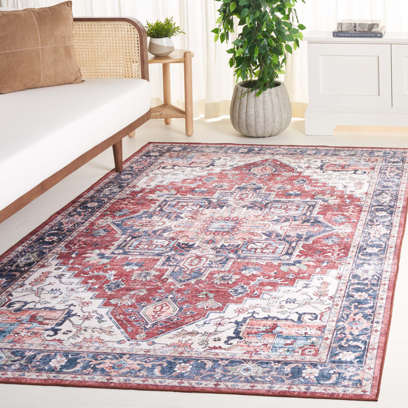 Abigayil Performance Machine Washable Oriental Rug, Rectangle 3' x 5'