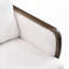 Ensemble de 2 chaises d'appoint en tissu sherpa