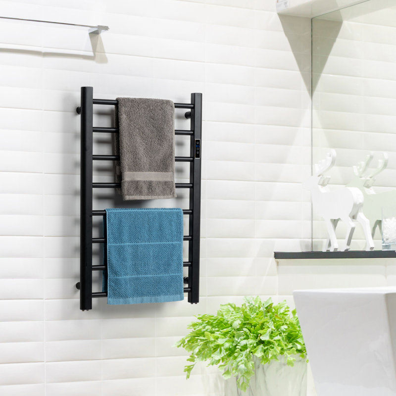 Vertical Wall Mount Straight Towel Rail Warmer Rack