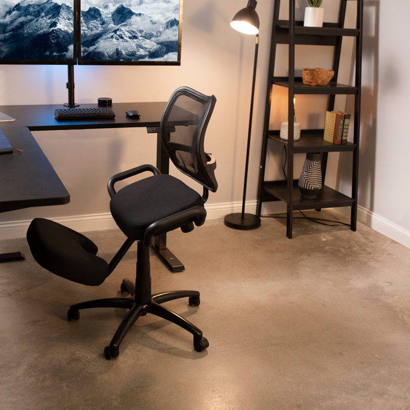 Chaise ergonomique pivotante VIVO, tabouret réglable pour la maison et le bureau
