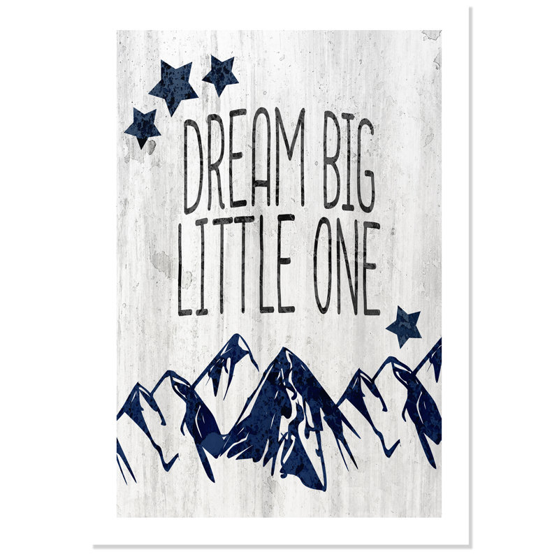 Adhésif décoratif «Dream Big Little One», H 40 po x l 28 po x P 1 po, Papier