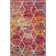 Tapis géométrique fuchsia