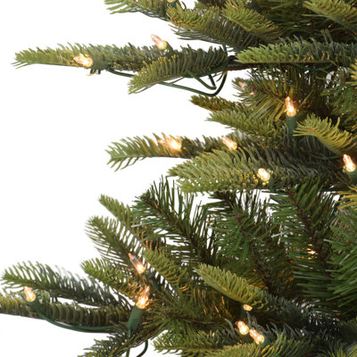 Lighted Fir Christmas Tree