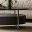 Table basse lumineuse et luxueuse