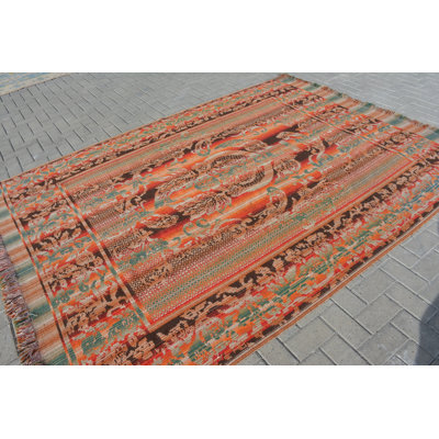 Wool Rug, Vintage Rugs, Kilim, Flatweave Rugs, Dining Room Rugs, Brown Neutral Rug, Turkish Rugs