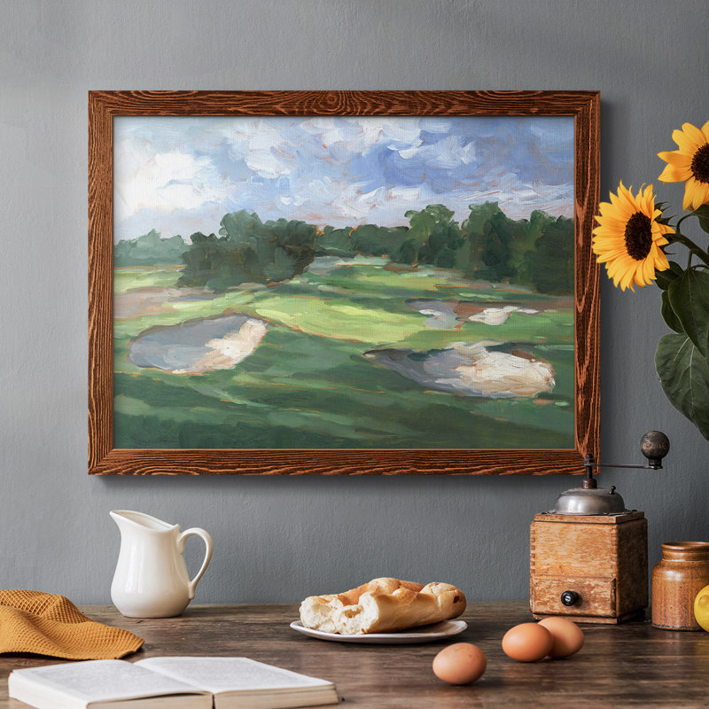 Étude de terrain de golf III, Érable, H 14 po x l 20 po x P 1,5 po