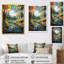 «Ayen Birch Woods Serenity Falls I», reproduction sur toile-1456830371-1456830383
