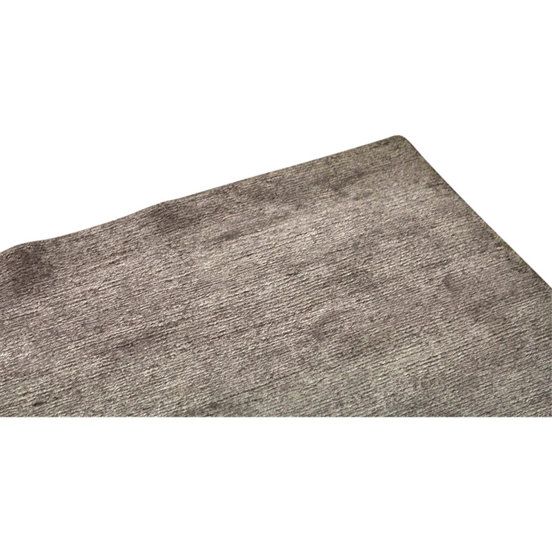 Embossed Gabbeh Wool Area Rug in Gray