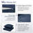 22"W X 24"D Outdoor Deep Seat Cushion Set Outdoor Seat/Back Cushion-982000937