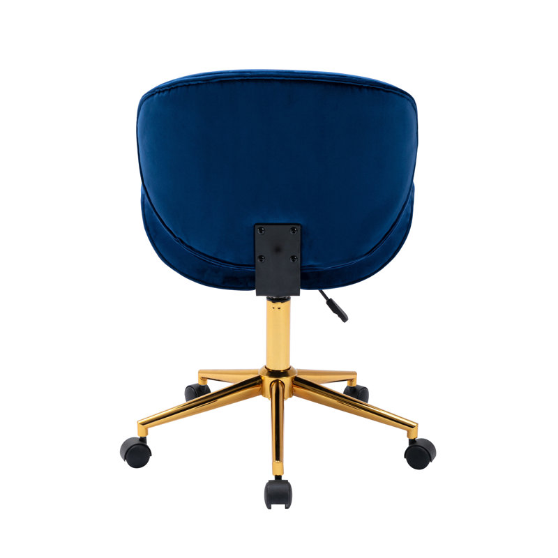 Chaise de bureau Bedfo, Bleu