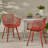 Poppy Chair Outdoor Chairs: Weather-, Stable, Red Polypropylene, 23.2 In.D X 21 In.W 32 In.H, Modern Vibe For Dining: , , 23.59 21.42 32.93 Look-1138342007