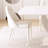 Creamy White Rectangular Rock Table-108999989