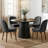 5-Piece Round Dining Table Set For 4-911769417