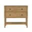 Commode d'appoint 2 tiroirs Naturel Voir ci-dessous