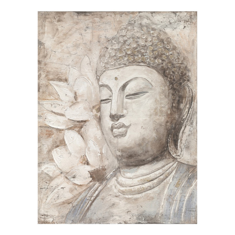 Gray Buddha - No Frame Painting