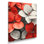 Monochromes rouges, hortensias, pétale I - art mural sur toile florale