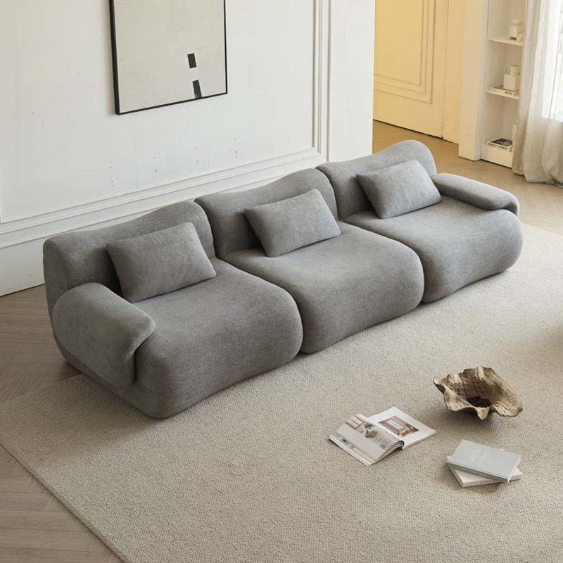 Canapé modulaire modulaire, canapé modulaire compressé, Gris clair