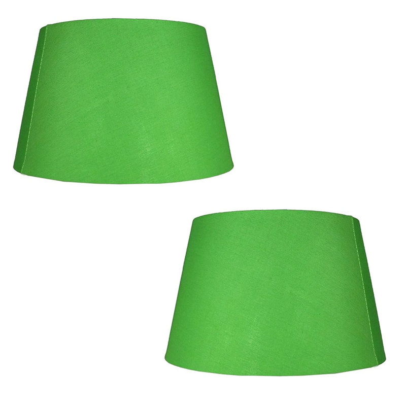 Talaina 25cm H Cotton Lamp Shade, Olive