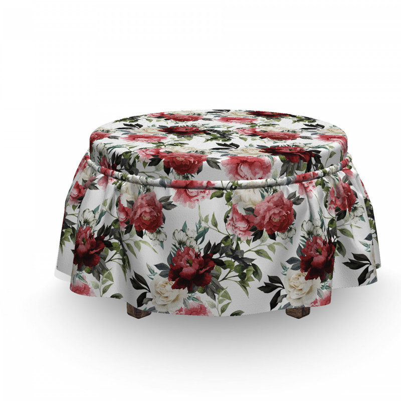 Box Cushion Ottoman Slipcover