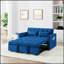 84 Inch Rolled Arm Chesterfield 3 Seater Sofa with Tufted Back for Comfort and Durability
