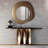 Twisted Geometric Hall Accent Console Table