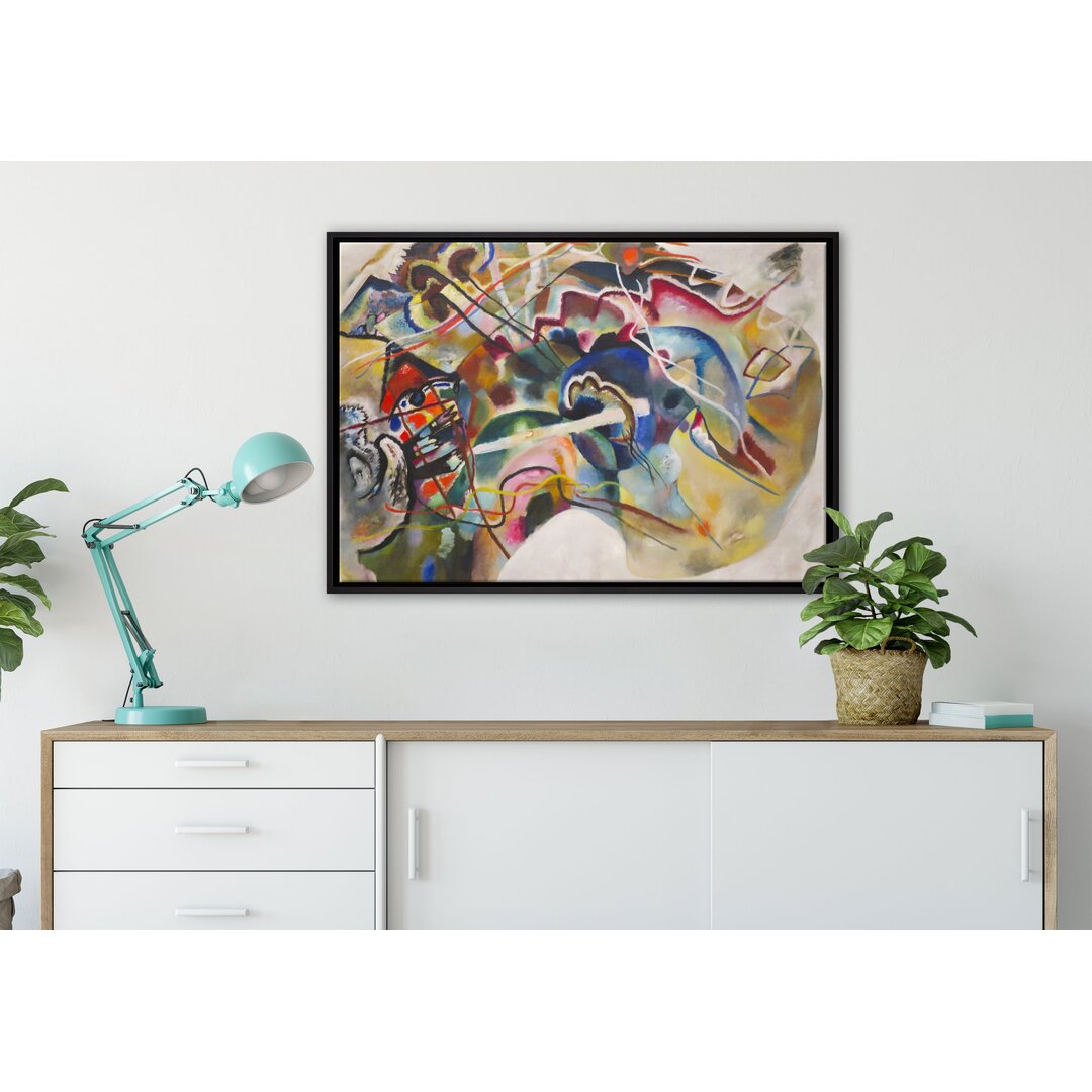 Wassily Kandinsky - Bild Mit Weißem Rand - Leinwandbild Im Schattenfugenrahmen Kunstdruck