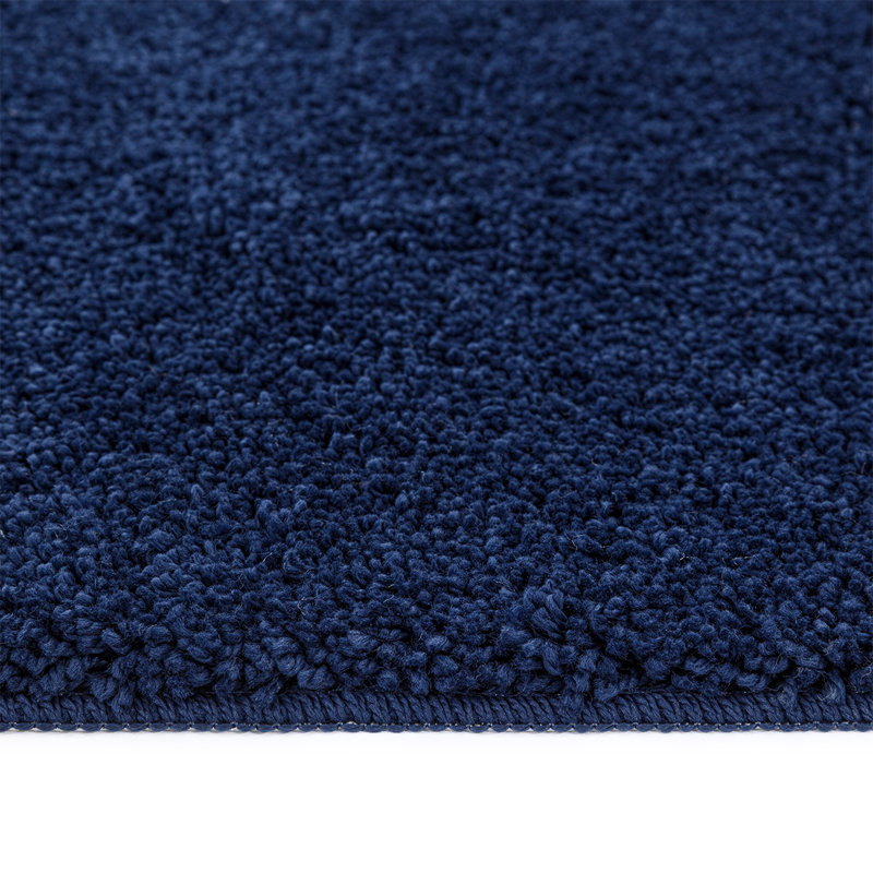 Modern Shaggy Rug Soft Fluffy Navy Carpet Non Slip Large Small Area Rug For Living Room Bedroom Hallway Floor Mat