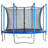 Trampoline Replacement Enclosure Surround Safety Inside Net for 8ft Frame using 8 Straight Poles