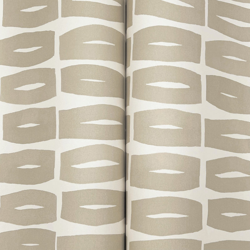 Papier peint carbone moderniste, Brun