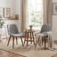 Chaise d'appoint moderne en similicuir avec pieds en métal-1561762356