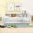Keidi Modern Floor Bed with Storage and USB Ports-809676550