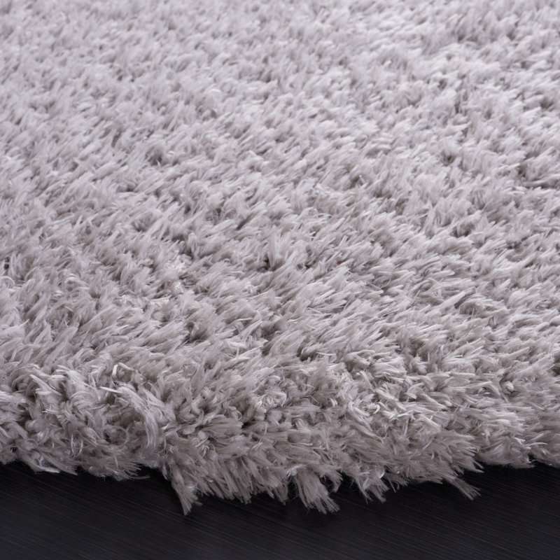 Barto Shag 900 Performance Solid Color Rug, Round 6'7"